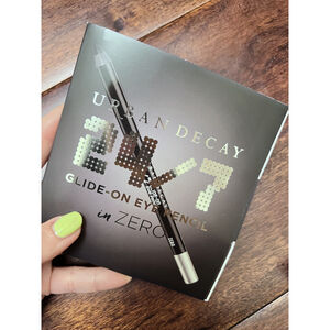 Urban Decay 24/7 ZERO BLACK Glide-On Eye Pencil Creamy Waterproof .03 oz/.8g New